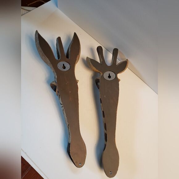 Toscano Giraffe & Zebra Wall Hangings - Picture 9 of 11